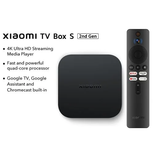 XIAOMI Mi TV Box “S” 4K 2nd Génération – Noir – Image 4