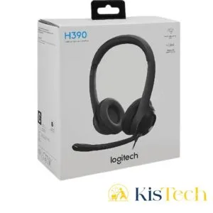 Casque Logitech USB H390 – Casque Filaire Professionnel avec Micro à Réduction de Bruit – Idéal pour Télétravail, Bureau et Cours en Ligne en Côte d’Ivoire