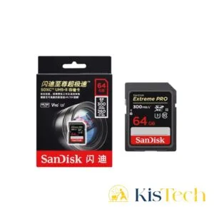 SanDisk CARTE MÉMOIRE SD EXTREME PRO SDXC UHS-I 64 GO (300mbps)