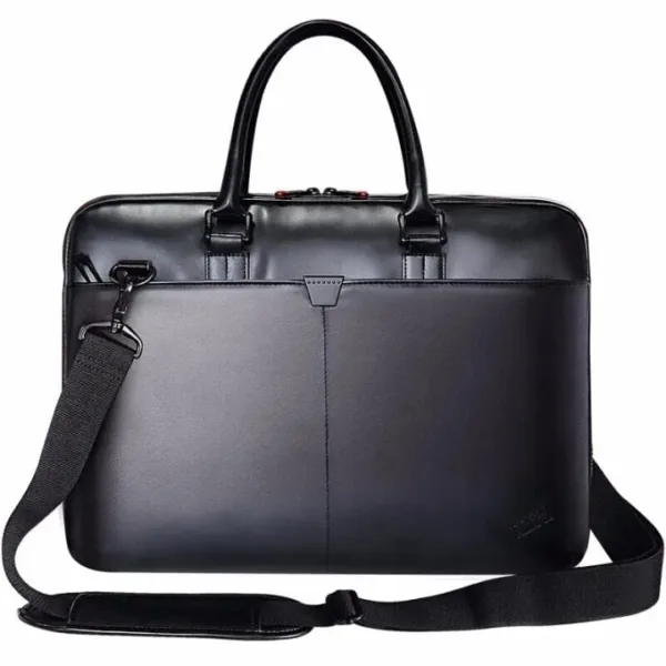 Lenovo Sac En Cuir - Sac à Main Porte-documents T300-L Pour 16/15.6/ 14.6 Pouce Ordinateur Portable - Noir – Image 2