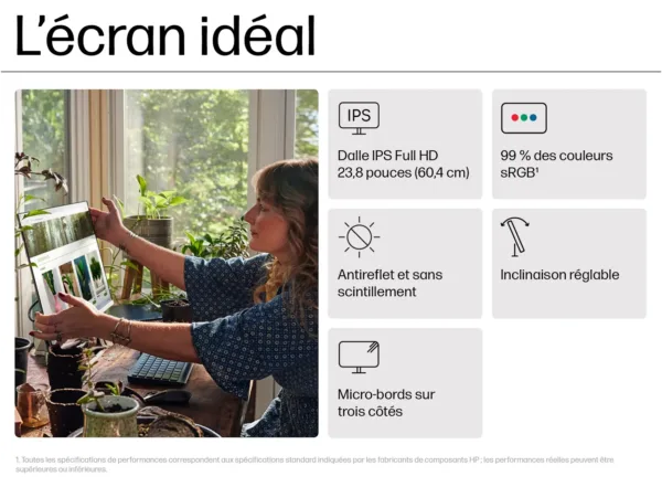 ECRAN Lcd Hp-24 SERIES 5 524SF display VGA HDMI 24 – Image 9