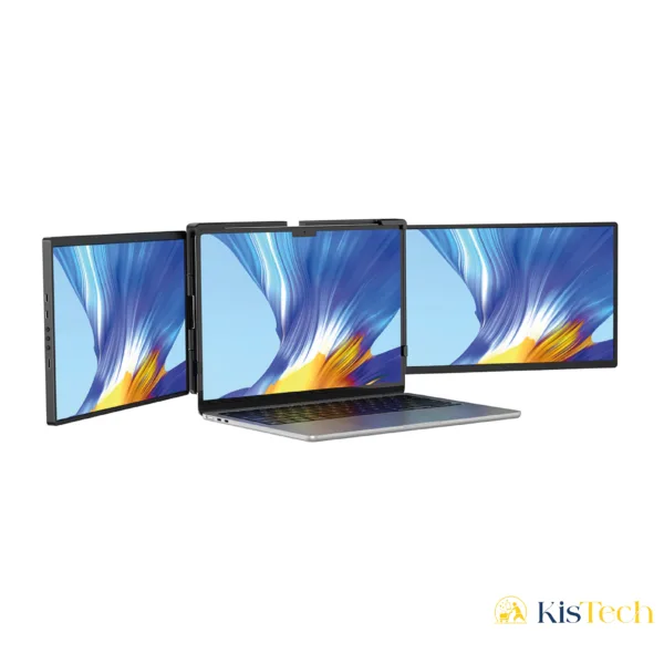 UPERFECT Z 14 - Extension de moniteur pour ordinateur portable à trois écrans Station de travail portable à triple affichage