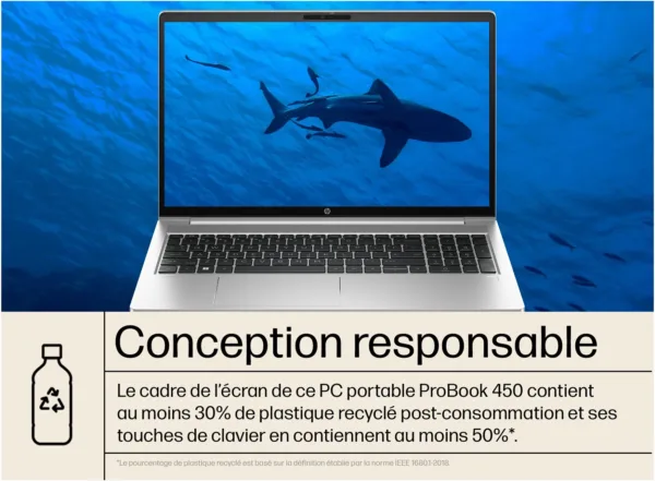 HP ProBook 450 G10 15,6″ Full HD avec Intel Core i5, 8GB RAM et 512GB SSD – Image 4