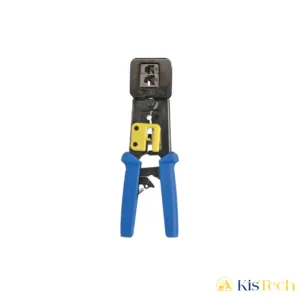 Pince à sertir pour connecteur RJ45 traversant. Poignée ergonomique antidérapante.