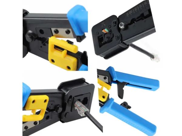 Pince à sertir pour connecteur RJ45 traversant. Poignée ergonomique antidérapante. – Image 2