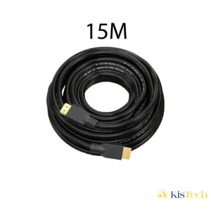 Câble HDMI 15m KICO – Ultra HD 4K – Haute Qualité – Longue Distance – Noir