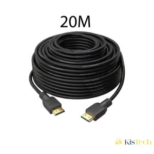 Câble HDMI 20m KICO – Ultra HD 4K – Haute Qualité – Longue Portée – Noir