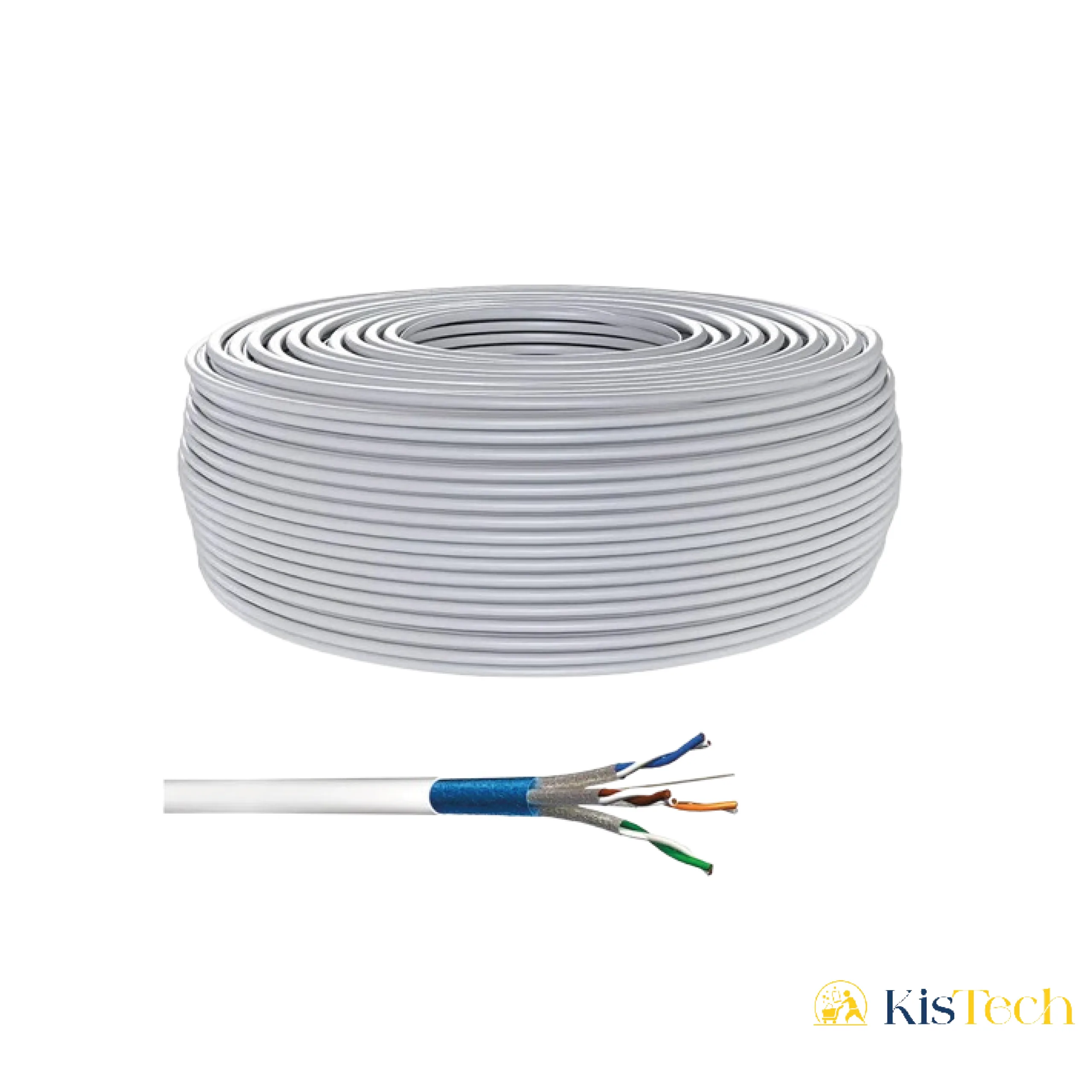 Câble Réseau Top Link Cat6 FTP 305 m – Bobine Ethernet Blindée Cuivre Haute Performance
