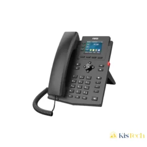 Téléphone IP Fanvil X303P – Écran Couleur 2,4" – 4 Comptes SIP – PoE – Audio HD